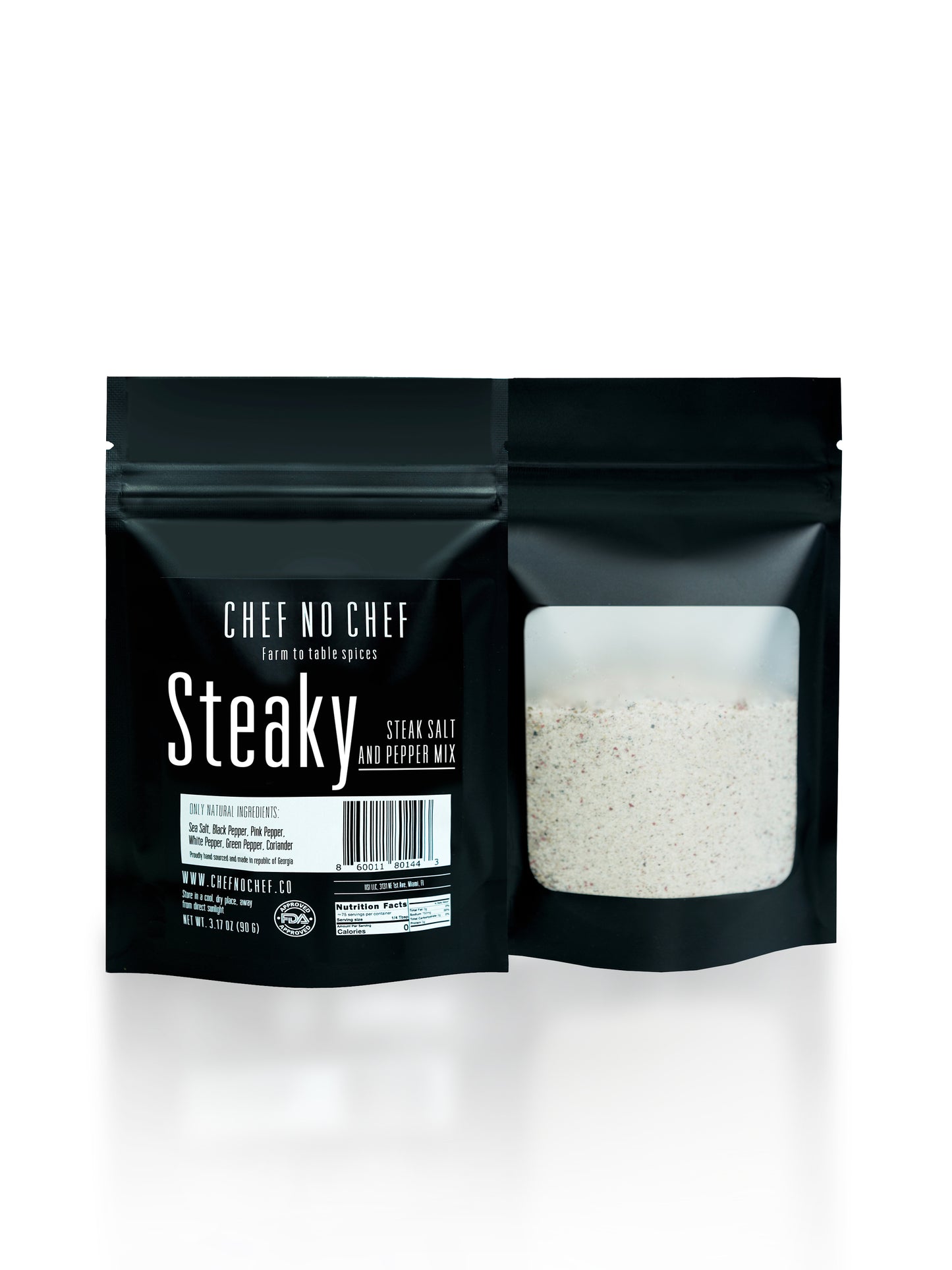Steak Salt and 4 Peppers Blend (Refill)