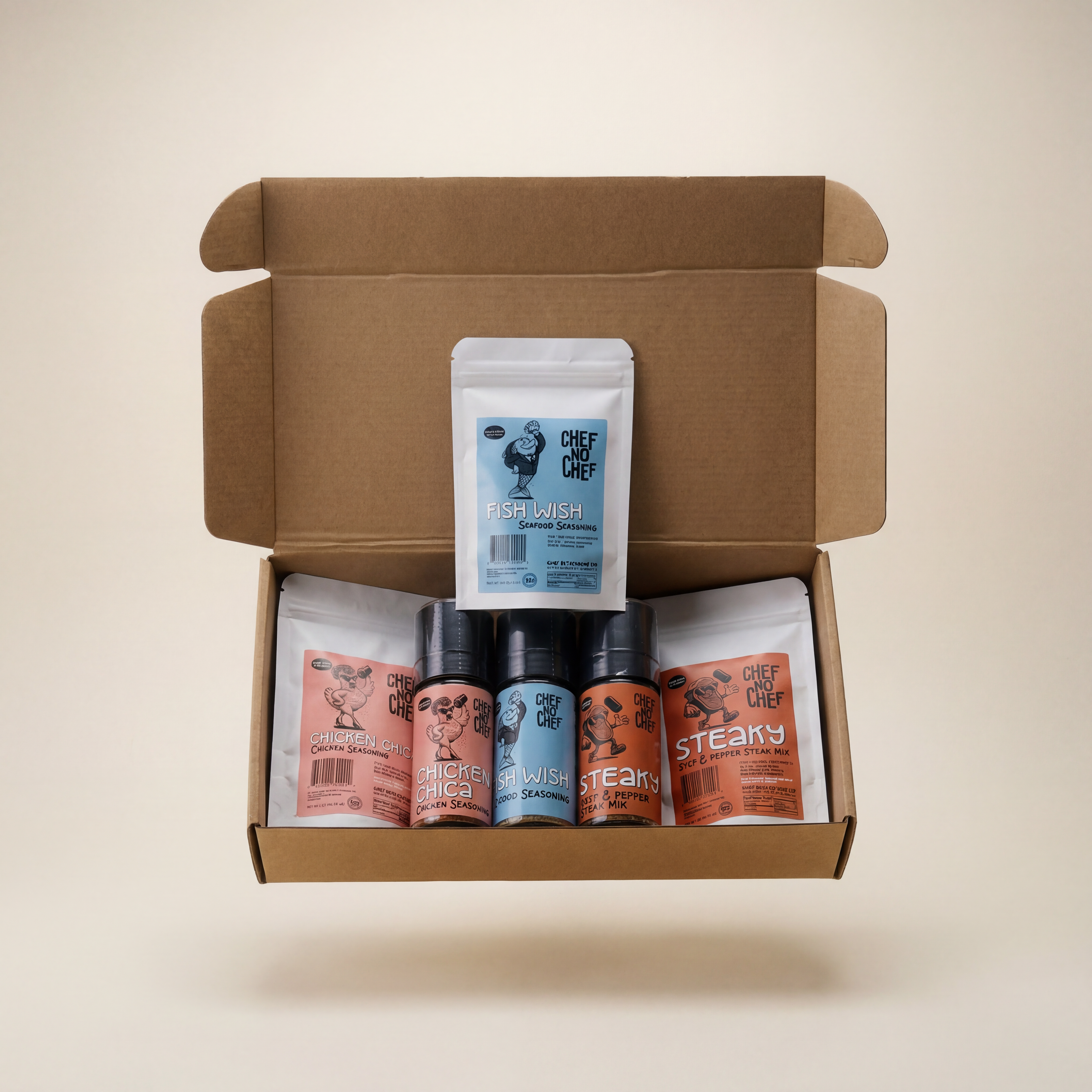 Protein Trio Seasoning Kit - Chef-Grade Spices for Chicken, Fish & Meat (FREE US SHIPPING)